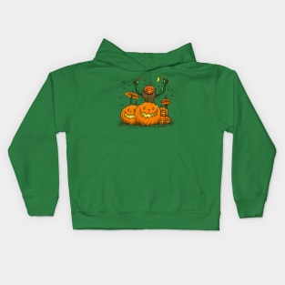 The Pumpkin Drummer Kids Hoodie